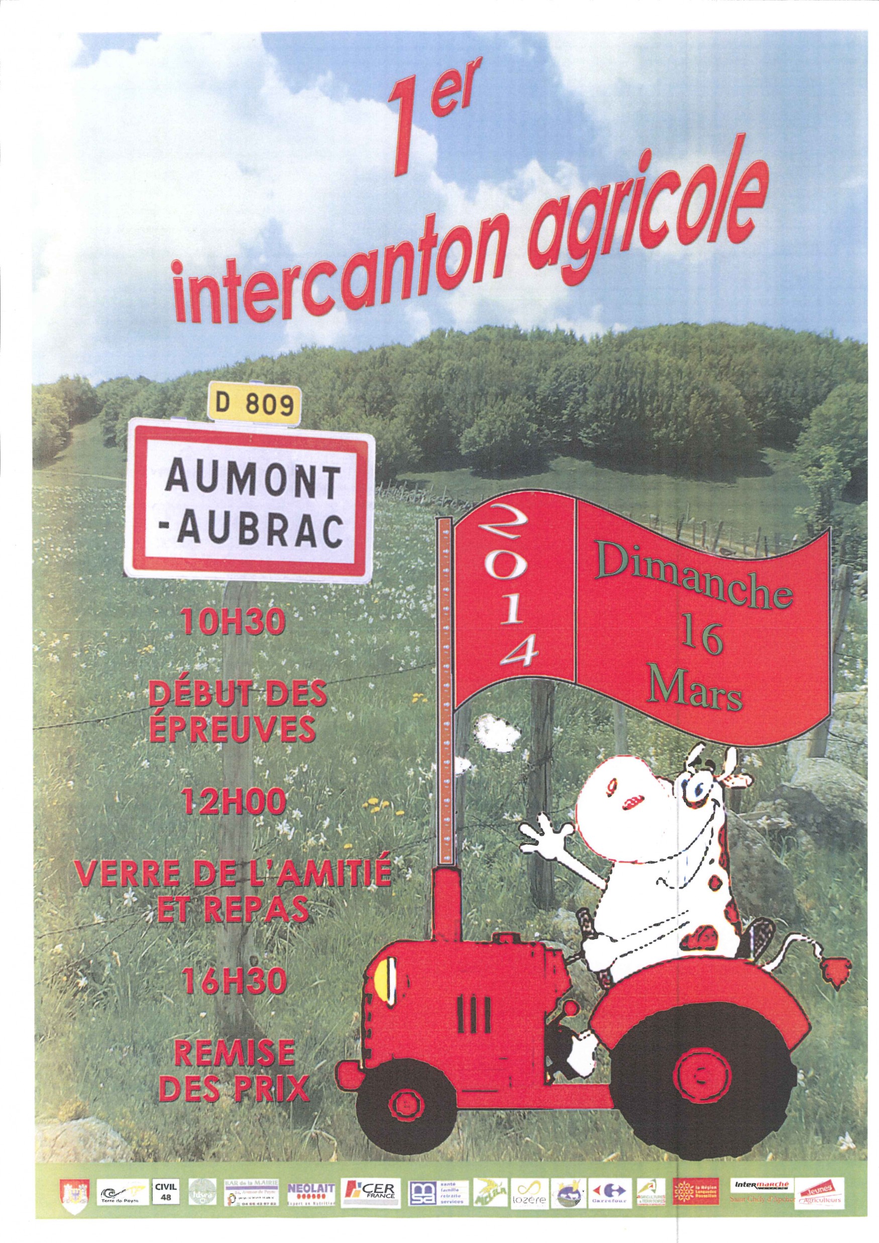 Premier Intercanton agricole à Aumont-Aubrac